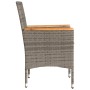 Garden armchairs with cushions 2 pcs gray synthetic rattan by , Garden chairs - Ref: Foro24-368120, Price: 149,88 €, Discount: %