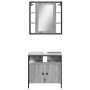 Set de muebles de baño 2 pzas madera contrachapada gris sonoma de , Muebles de baño - Ref: Foro24-3214718, Precio: 124,15 €, ...