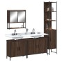 Badezimmermöbel Set 4 Stück Holz Sperrholz braun Eiche von , Badezimmermöbel - Ref: Foro24-3214694, Preis: 238,96 €, Rabatt: %