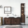 Badezimmermöbel Set 4 Stück Holz Sperrholz braun Eiche von , Badezimmermöbel - Ref: Foro24-3214694, Preis: 238,96 €, Rabatt: %