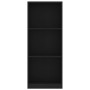 Estantería de 3 niveles madera ingeniería negro 40x24x109 cm de vidaXL, Librerías y estanterías - Ref: Foro24-800829, Precio:...