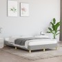 Estructura de cama tela gris claro 120x190 cm de , Camas y somieres - Ref: Foro24-379489, Precio: 96,38 €, Descuento: %