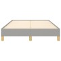 Estructura de cama tela gris claro 120x190 cm de , Camas y somieres - Ref: Foro24-379489, Precio: 96,38 €, Descuento: %