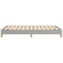 Estructura de cama tela gris claro 120x190 cm de , Camas y somieres - Ref: Foro24-379489, Precio: 96,38 €, Descuento: %