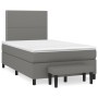 Box spring bed with dark gray fabric mattress 120x190 cm by , Beds and slatted bases - Ref: Foro24-3270349, Price: 437,62 €, ...