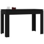 Black plywood dining table 120x60x76 cm by vidaXL, Kitchen and dining tables - Ref: Foro24-800757, Price: 78,99 €, Discount: %