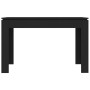 Black plywood dining table 120x60x76 cm by vidaXL, Kitchen and dining tables - Ref: Foro24-800757, Price: 78,99 €, Discount: %