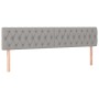 Cama box spring con colchón tela gris claro 120x190 cm de , Camas y somieres - Ref: Foro24-3270425, Precio: 461,47 €, Descuen...