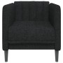 Sillón de tela negro de , Sofás - Ref: Foro24-372597, Precio: 172,53 €, Descuento: %