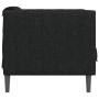 Sillón de tela negro de , Sofás - Ref: Foro24-372597, Precio: 172,53 €, Descuento: %