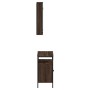 Set de muebles baño 2 pzas madera contrachapada marrón roble de , Muebles de baño - Ref: Foro24-3214779, Precio: 95,01 €, Des...