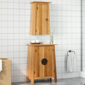 2-piece bathroom furniture set solid pine wood by , Bathroom furniture - Ref: Foro24-3223458, Price: 304,32 €, Discount: %