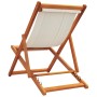 Klappbare Strandkörbe 2 Einheiten aus cremeweißem Stoff von , Gartenstühle - Ref: Foro24-3214495, Preis: 102,99 €, Rabatt: %