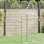 Chicken cage silver galvanized steel 200x100x190 cm by , Cages and habitats for small animals - Ref: Foro24-172550, Price: 13...