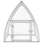 Jaula para gallinas acero galvanizado plateado 100x105x120 cm de , Jaulas y habitáculos para animales pequeños - Ref: Foro24-...