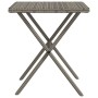 Loungers with table 2 units gray synthetic rattan by , Loungers - Ref: Foro24-368253, Price: 241,26 €, Discount: %