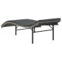 Lounger with gray synthetic rattan cushion 55x199x50 cm by , Loungers - Ref: Foro24-368247, Price: 125,33 €, Discount: %