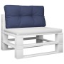 Pad für Palette Sofa Marineblau Stoff 80x40x12 cm von , Kissen für Stühle und Sofas - Ref: Foro24-378012, Preis: 26,99 €, Rab...