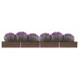 Brown galvanized steel planter 600x80x45 cm by vidaXL, Pots and planters - Ref: Foro24-47074, Price: 114,95 €, Discount: %