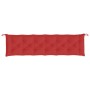 Cojín de banco de jardín tela Oxford rojo 200x50x7 cm de , Cojines para sillas y sofás - Ref: Foro24-361646, Precio: 25,06 €,...