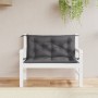 Garden bench cushions 2 pcs anthracite 100x50x7 cm by , Cushions for chairs and sofas - Ref: Foro24-361659, Price: 43,68 €, D...