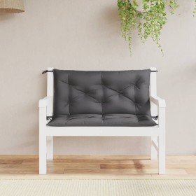 Garden bench cushions 2 pcs anthracite 100x50x7 cm by , Cushions for chairs and sofas - Ref: Foro24-361659, Price: 43,99 €, D...