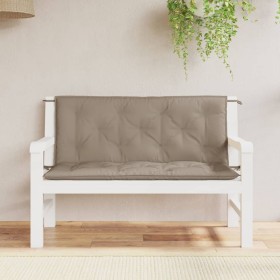 Gartenbank Kissen 2 uds Stoff Oxford taupé 120x50x7 cm von , Kissen für Stühle und Sofas - Ref: Foro24-361686, Preis: 48,99 €...