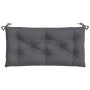 Garden bench cushion anthracite gray Oxford fabric 110x50x7 cm by , Cushions for chairs and sofas - Ref: Foro24-361811, Price...