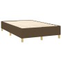 Cama box spring con colchón tela marrón oscuro 120x190 cm de , Camas y somieres - Ref: Foro24-3269961, Precio: 412,99 €, Desc...