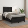 Box spring bed with black synthetic leather mattress 120x190 cm by , Beds and slatted bases - Ref: Foro24-3269977, Price: 397...