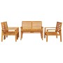 Garden furniture set 5 pieces solid acacia wood by , Garden sets - Ref: Foro24-3211800, Price: 403,04 €, Discount: %