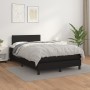 Box spring bed with black synthetic leather mattress 120x190 cm by , Beds and slatted bases - Ref: Foro24-3269807, Price: 354...