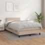 Cama box spring con colchón cuero sintético capuchino 120x190cm de , Camas y somieres - Ref: Foro24-3269818, Precio: 366,74 €...