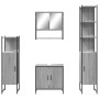 Set de muebles de baño 4 pzas madera contrachapada gris sonoma de , Muebles de baño - Ref: Foro24-3214713, Precio: 245,99 €, ...