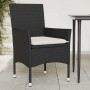 Garden armchairs with cushions 2 pcs black synthetic rattan by , Garden chairs - Ref: Foro24-368108, Price: 129,99 €, Discoun...