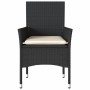 Garden armchairs with cushions 2 pcs black synthetic rattan by , Garden chairs - Ref: Foro24-368108, Price: 129,99 €, Discoun...