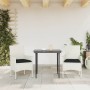 Garden chairs with cushions 2 units white synthetic rattan by , Garden chairs - Ref: Foro24-368115, Price: 167,48 €, Discount: %