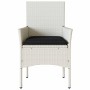 Garden chairs with cushions 2 units white synthetic rattan by , Garden chairs - Ref: Foro24-368115, Price: 167,48 €, Discount: %