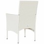 Garden chairs with cushions 2 units white synthetic rattan by , Garden chairs - Ref: Foro24-368115, Price: 167,48 €, Discount: %