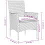 Garden chairs with cushions 2 units white synthetic rattan by , Garden chairs - Ref: Foro24-368115, Price: 167,48 €, Discount: %