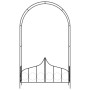 Garden arch with black iron door 138x40x238 cm by vidaXL, Pergolas, arches and garden trellises - Ref: Foro24-47092, Price: 8...