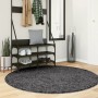 Short pile rug OVIEDO anthracite gray Ø 160 cm by , Rugs - Ref: Foro24-375480, Price: 61,99 €, Discount: %