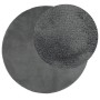 Short pile rug OVIEDO anthracite gray Ø 160 cm by , Rugs - Ref: Foro24-375480, Price: 61,99 €, Discount: %