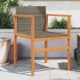 Garden chairs 2 pcs solid wood and gray synthetic rattan by , Garden chairs - Ref: Foro24-368709, Price: 116,99 €, Discount: %