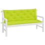 Garden bench cushions 2 pcs bright green 150x50x7 cm by , Cushions for chairs and sofas - Ref: Foro24-361708, Price: 53,99 €,...