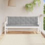 Gartenbankkissen, 2 Stück, grauer Oxford-Stoff, 180 x 50 x 7 cm von , Kissen für Stühle und Sofas - Ref: Foro24-361717, Preis...