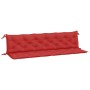 Garden bench cushions 2 pcs Oxford fabric red 200x50x7 cm by , Cushions for chairs and sofas - Ref: Foro24-361741, Price: 69,...