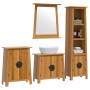 Badezimmermöbel-Set 4-teilig aus massivem Kiefernholz von , Badezimmermöbel - Ref: Foro24-3223464, Preis: 653,70 €, Rabatt: %