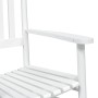 Rocking chairs with curved seats 2 pcs solid white fir wood by , Garden chairs - Ref: Foro24-3281588, Price: 236,99 €, Discou...