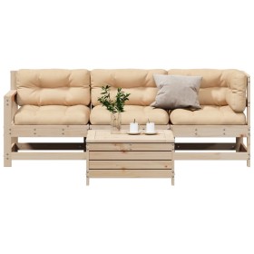 4-piece garden furniture set with solid pine wood cushions by , Garden sets - Ref: Foro24-3250780, Price: 376,66 €, Discount: %